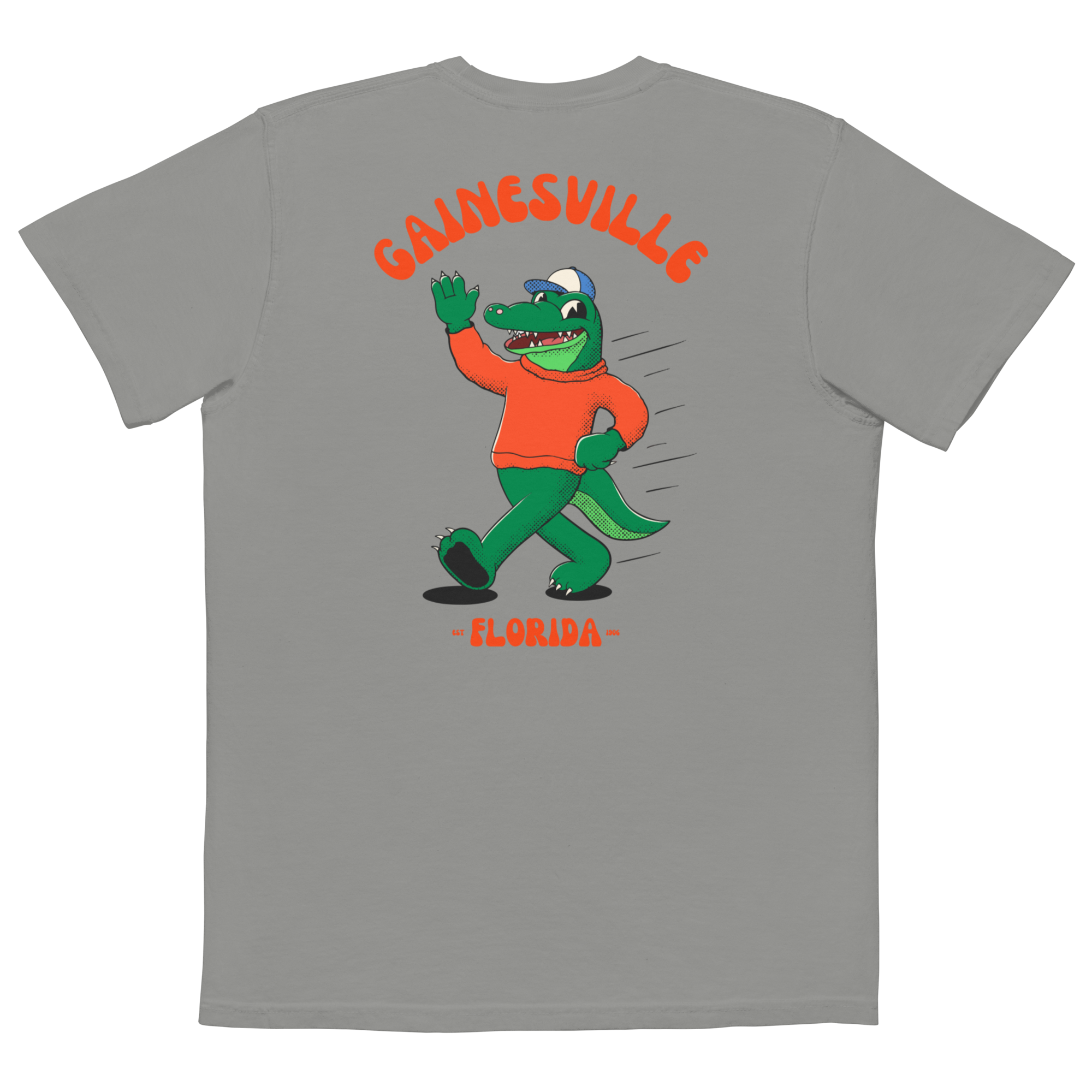 Gainesville Florida Gators vintage pocket t-shirt - grey back