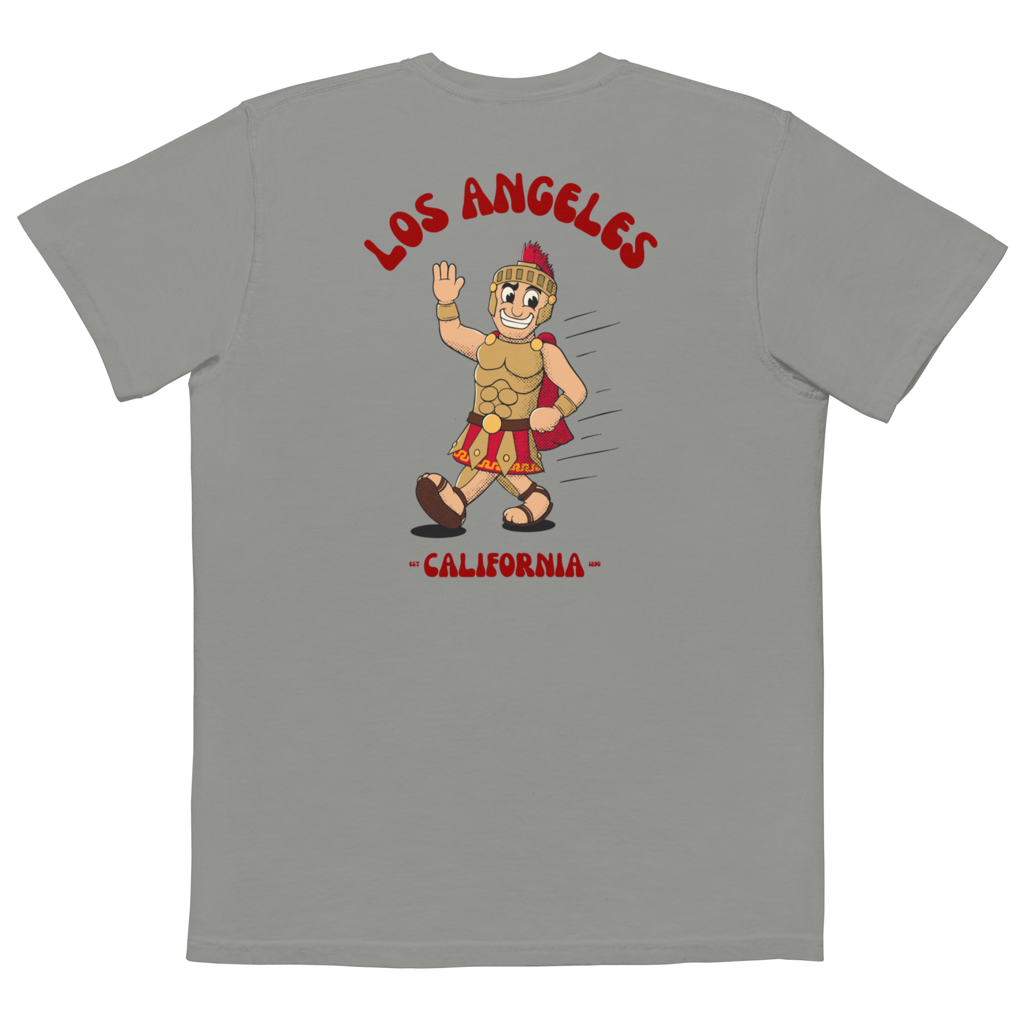 Southern Cal USC Trojans vintage pocket t-shirt - grey back