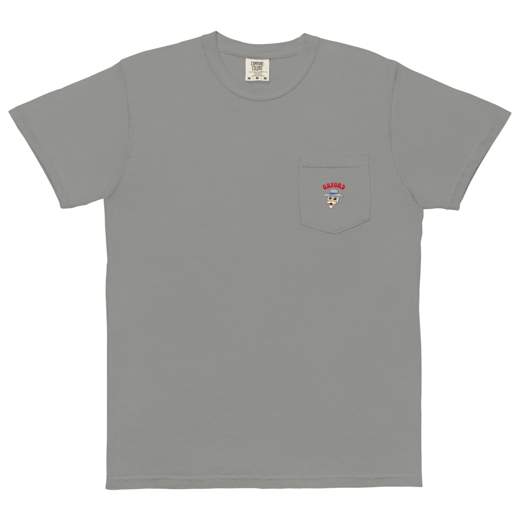 Oxford Ole Miss Rebels vintage pocket t-shirt - grey front
