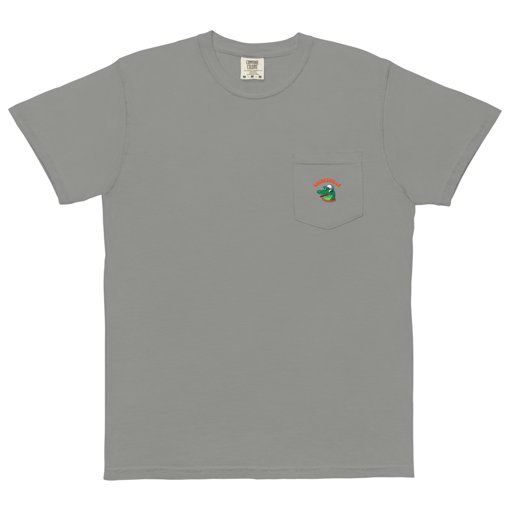 Gainesville Florida Gators vintage pocket t-shirt - grey front