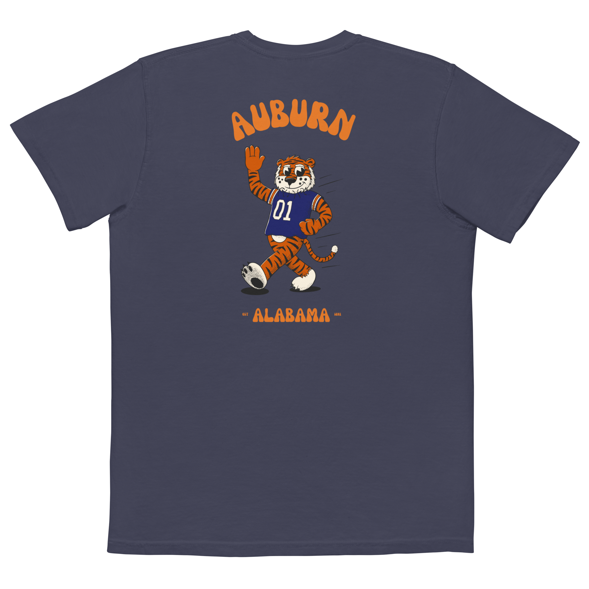 Auburn Auburn Tigers vintage pocket t-shirt - navy back