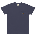 Ann Arbor Michigan Wolverines vintage pocket t-shirt - navy front