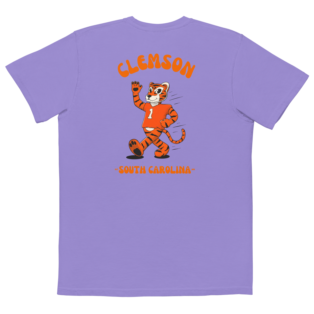 Clemson Clemson Tigers vintage pocket t-shirt - back