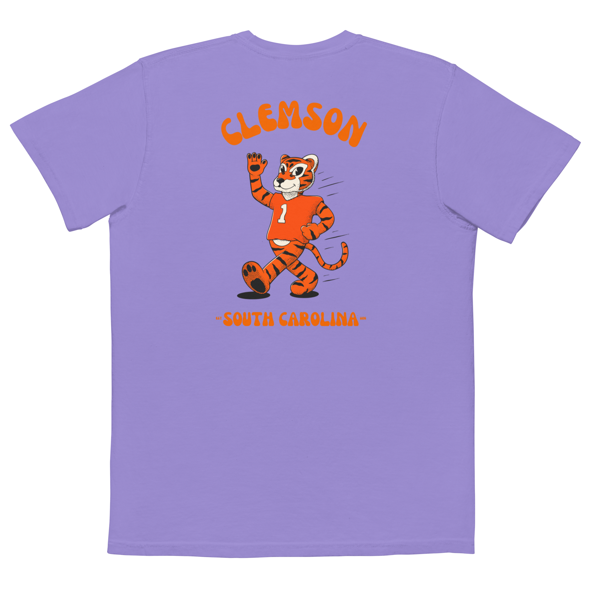 Clemson Clemson Tigers vintage pocket t-shirt - back