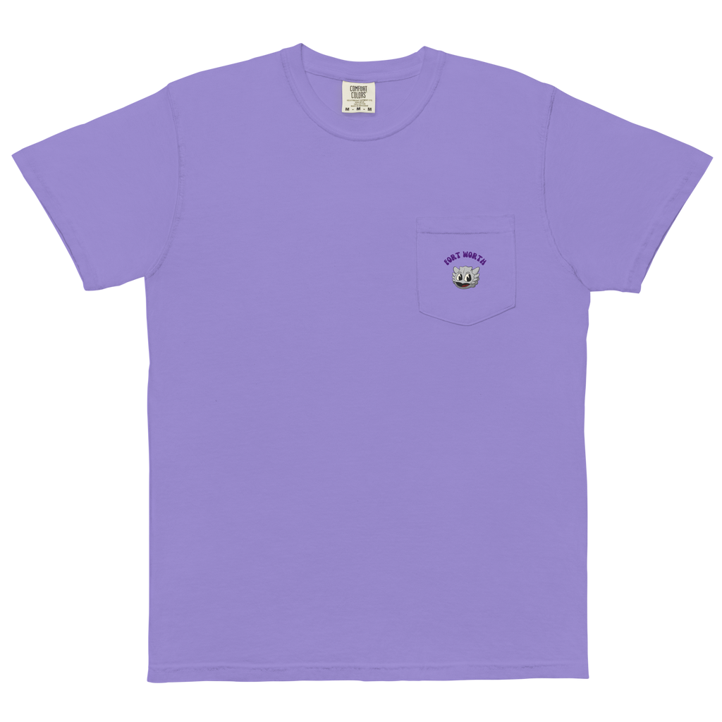 Fort Worth TCU Horned Frogs vintage pocket t-shirt - front