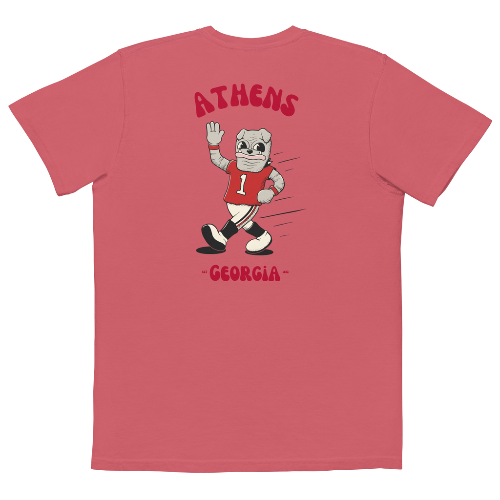 Athens Georgia Bulldogs vintage pocket t-shirt - back