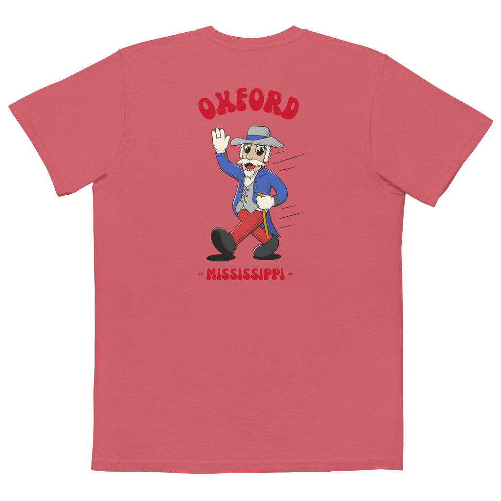 Oxford Ole Miss Rebels vintage pocket t-shirt - back
