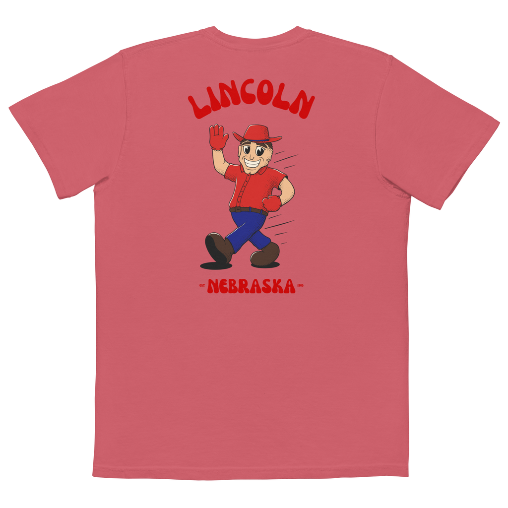 Lincoln Nebraska Cornhuskers vintage pocket t-shirt - back
