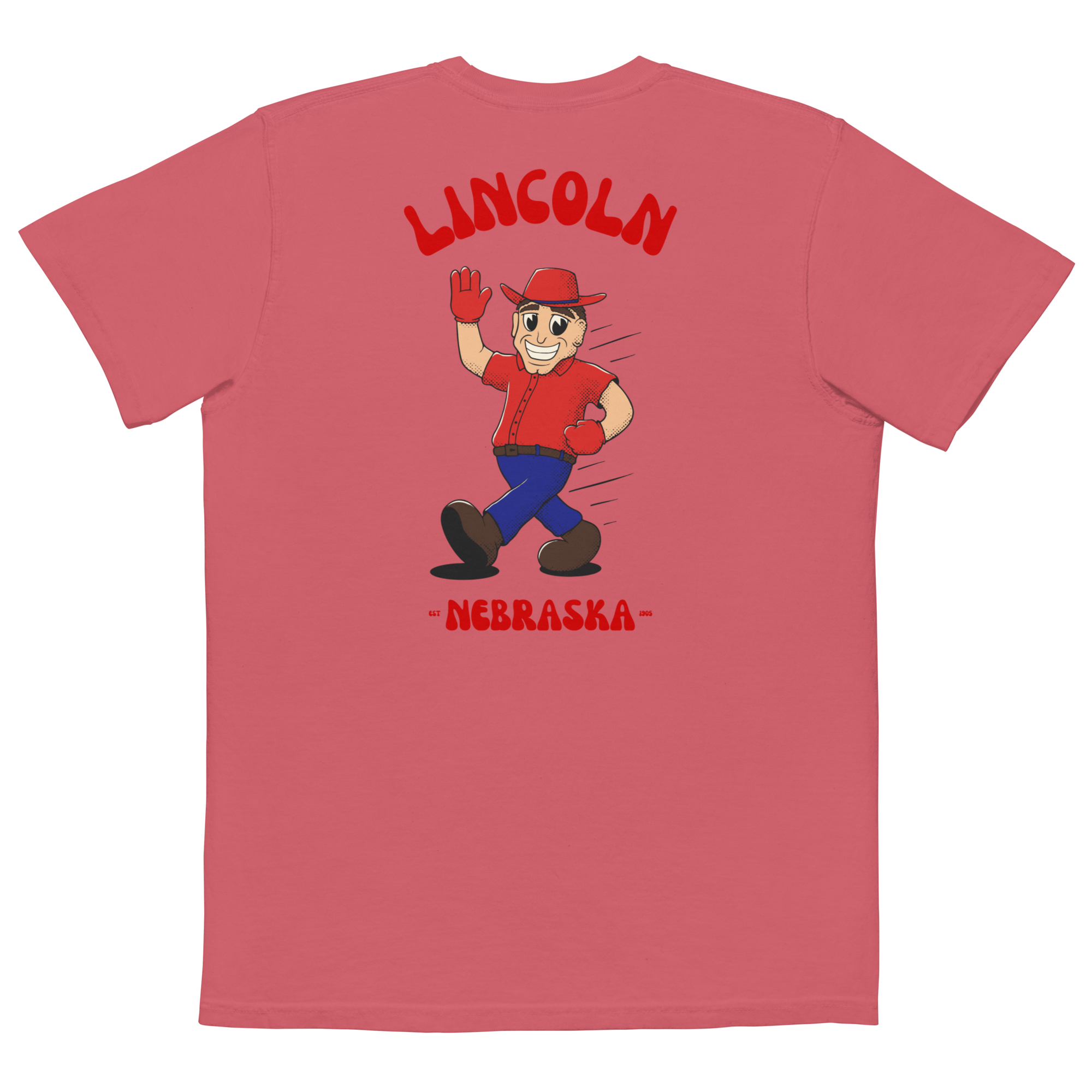 Lincoln Nebraska Cornhuskers vintage pocket t-shirt - back
