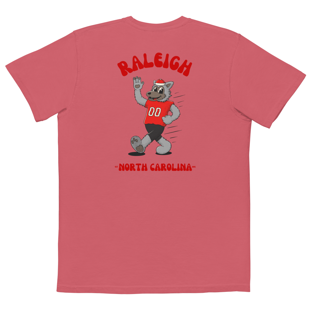 Raleigh NC State Wolfpack vintage pocket t-shirt - back