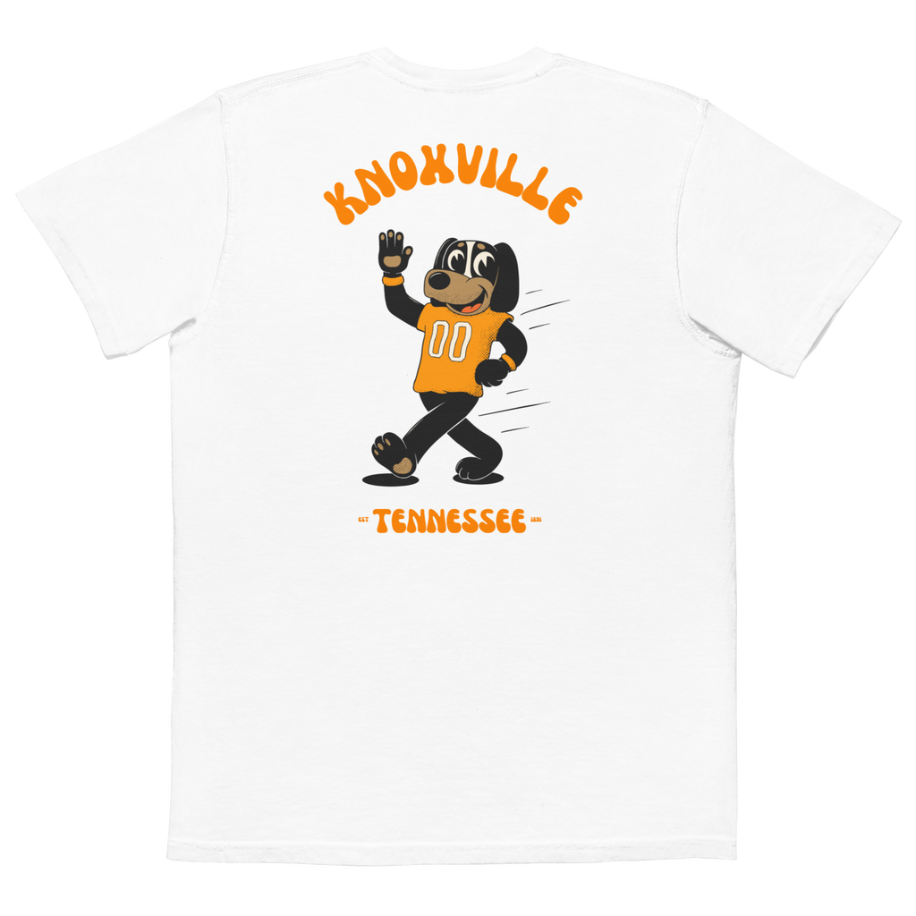 Knoxville Tennessee Volunteers vintage pocket t-shirt - white back