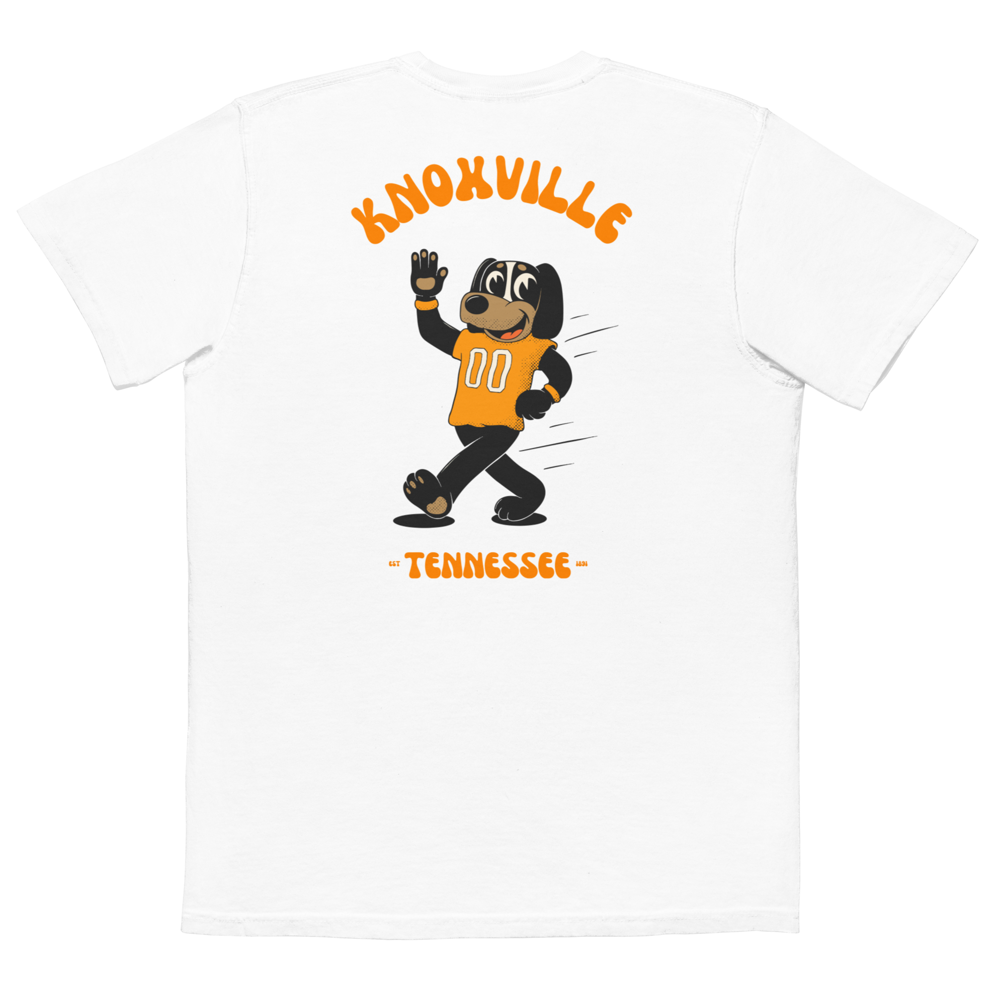 Knoxville Tennessee Volunteers vintage pocket t-shirt - white back
