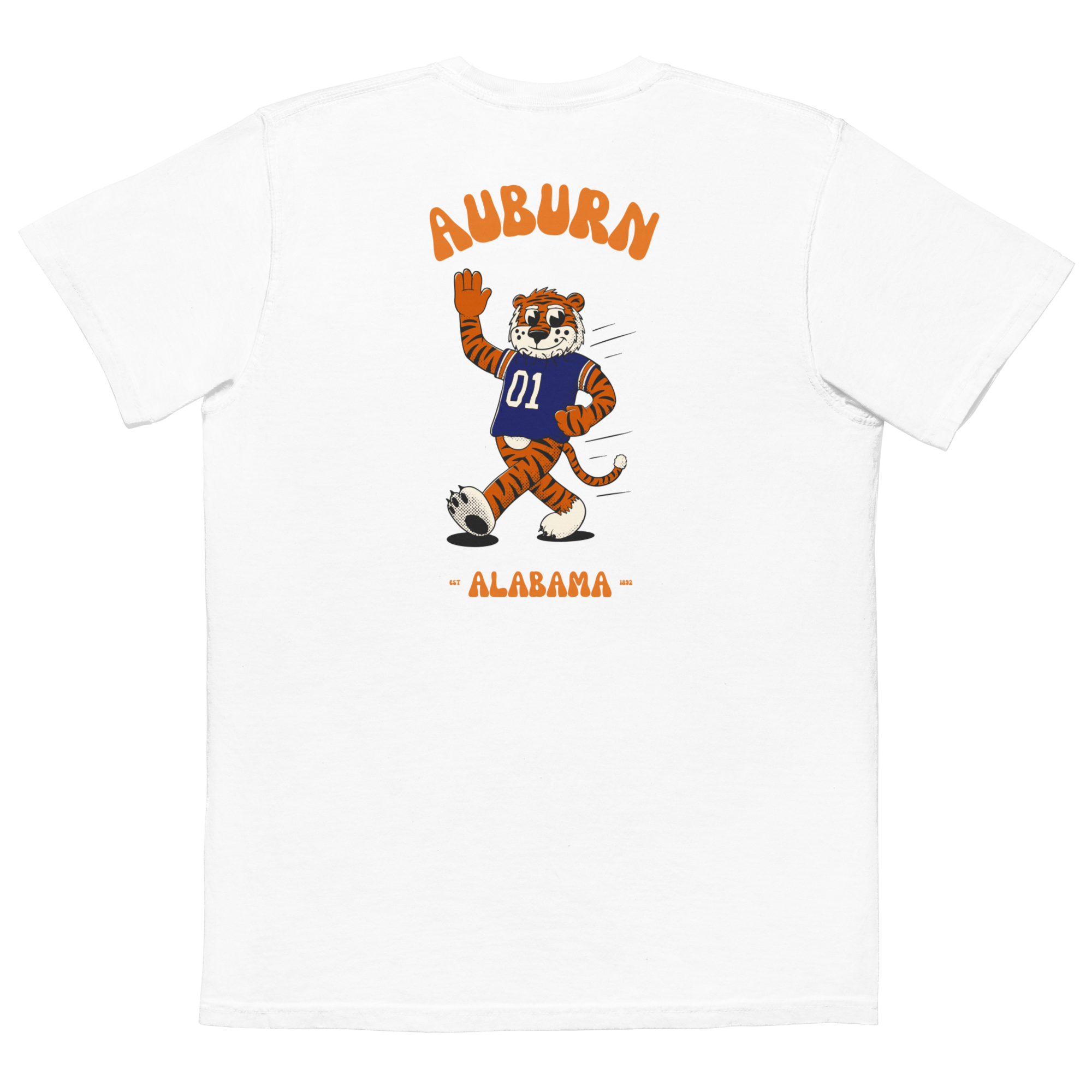 Auburn Auburn Tigers vintage pocket t-shirt - white back