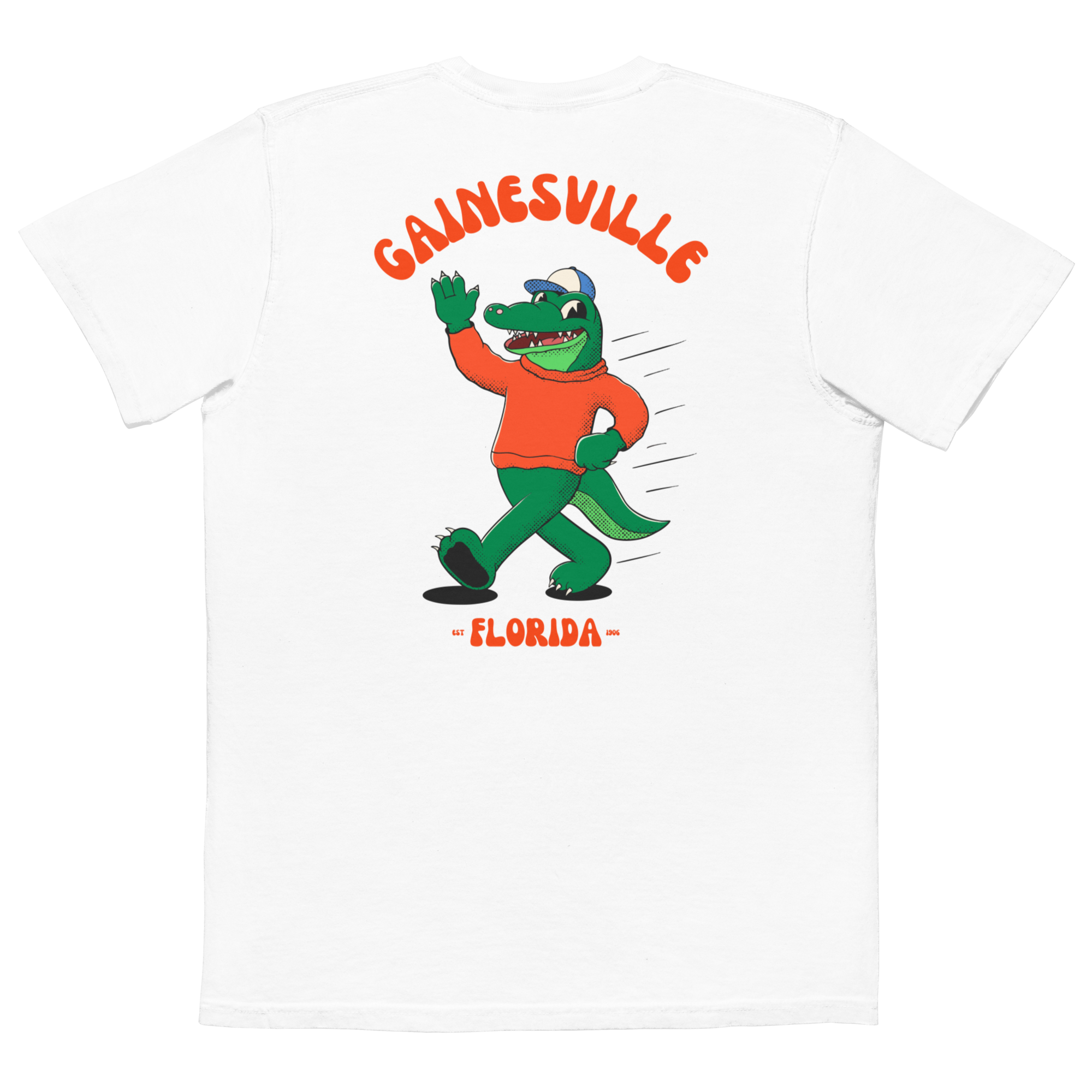 Gainesville Florida Gators vintage pocket t-shirt - white back