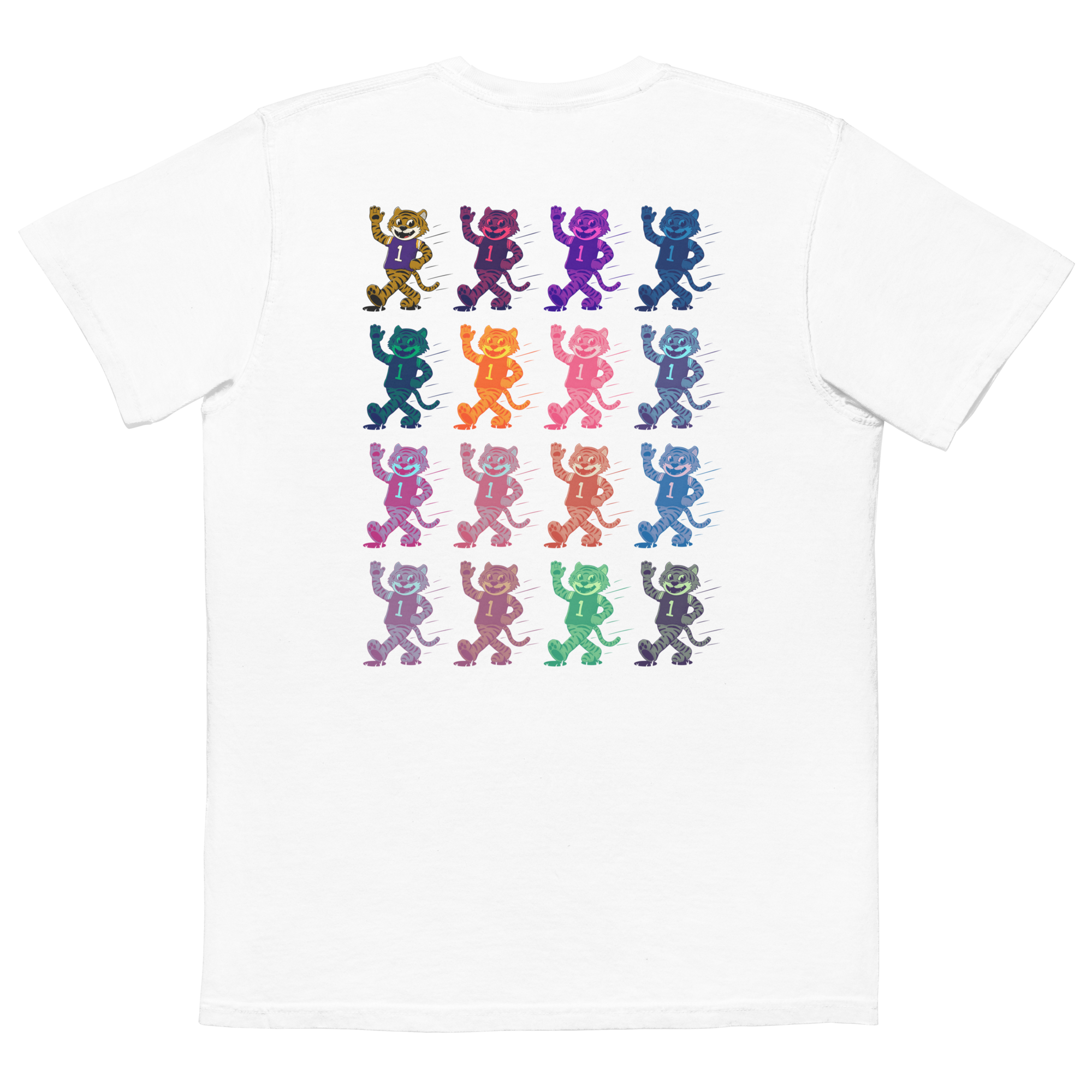 Baton Rouge LSU Tigers vintage t-shirt - white back