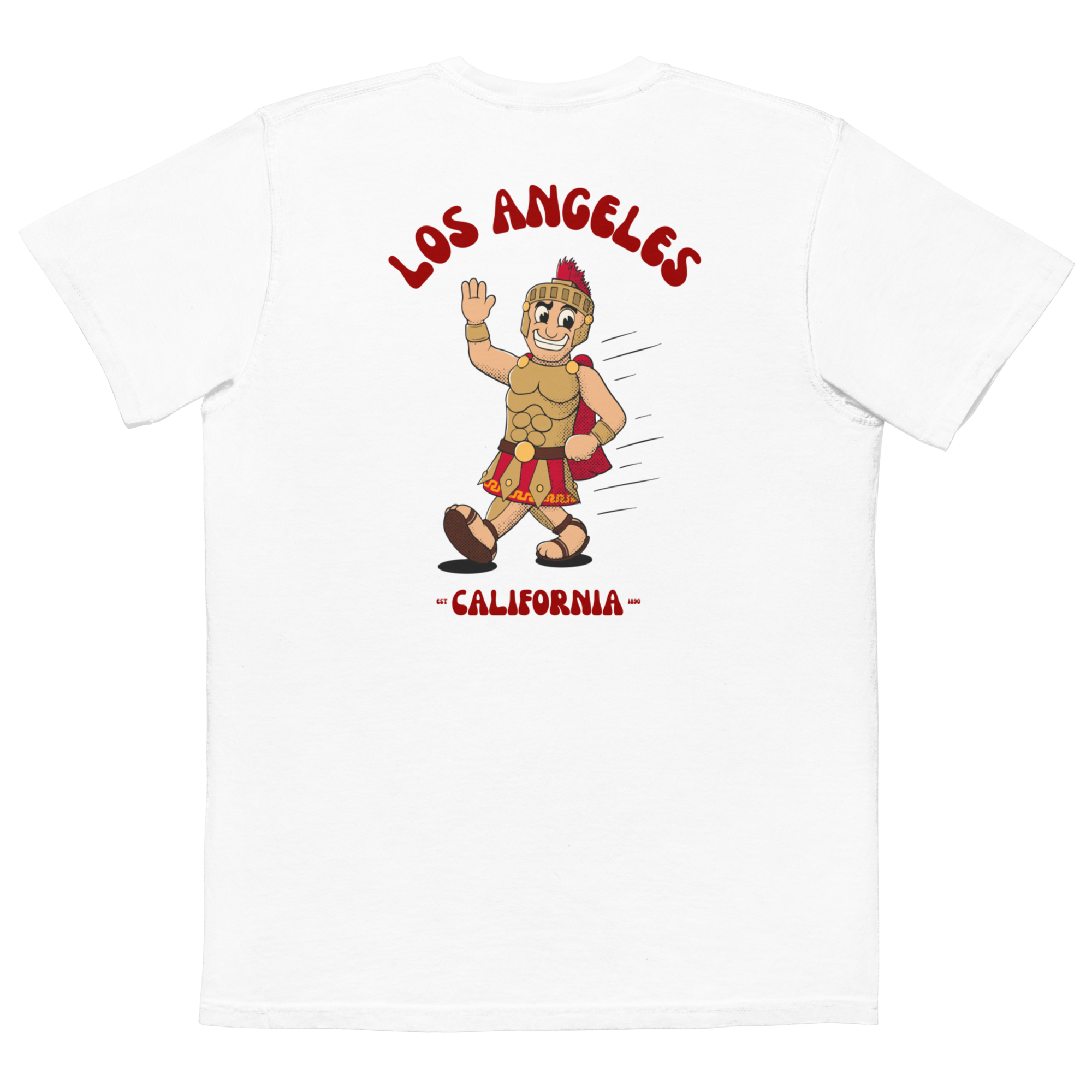 Southern Cal USC Trojans vintage pocket t-shirt - white back