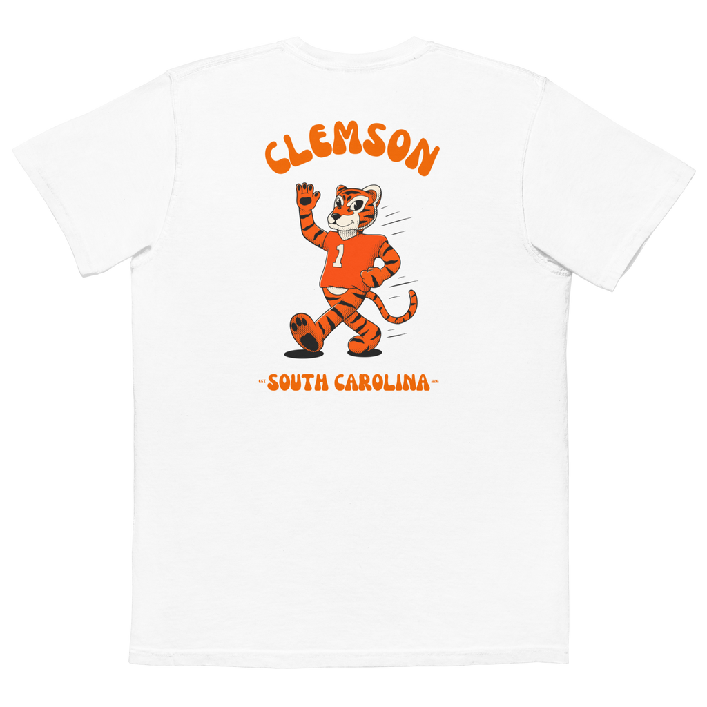 Clemson Clemson Tigers vintage pocket t-shirt - white back