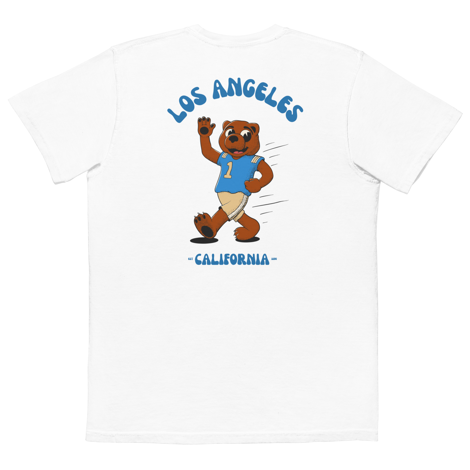 Los Angeles UCLA Bruins vintage pocket t-shirt - white back