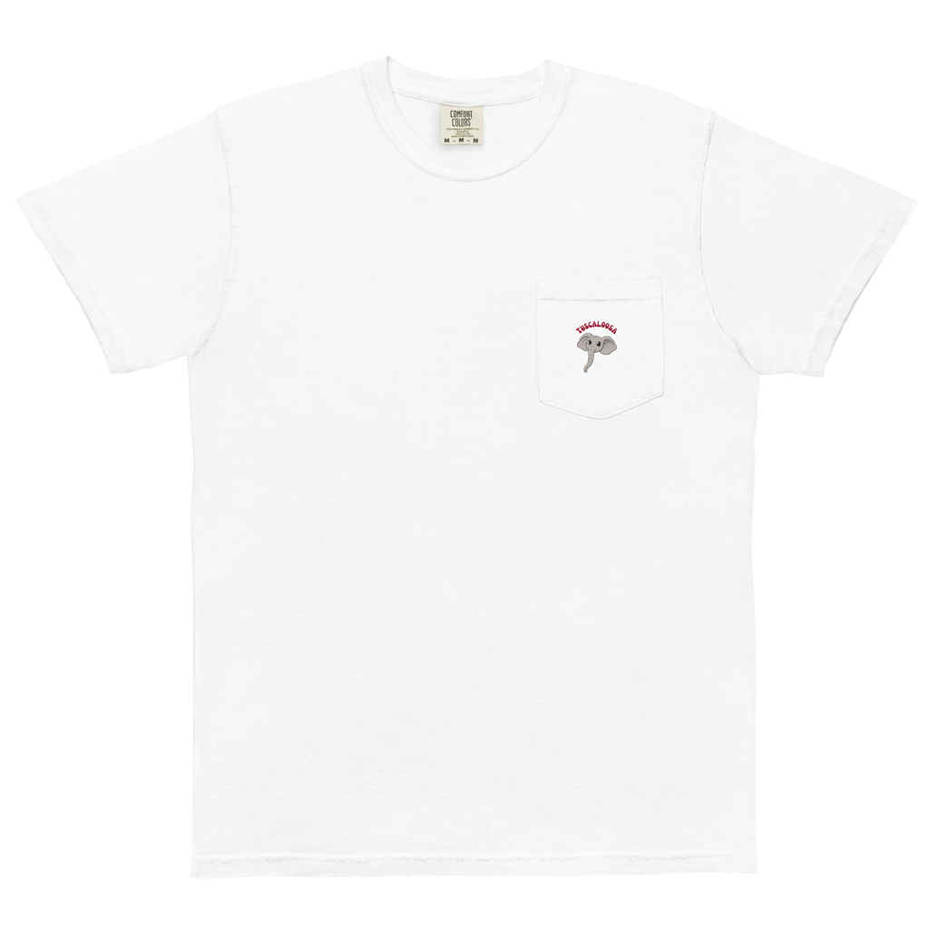 Tuscaloosa Alabama Crimson Tide vintage pocket t-shirt - white front