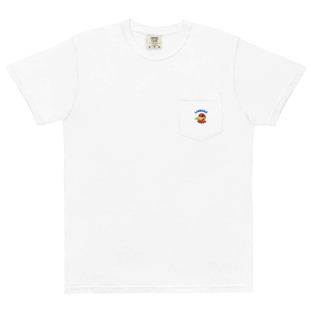 Lawrence Kansas Jayhawks vintage pocket t-shirt - white front