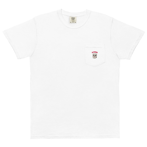 Athens Georgia Bulldogs vintage pocket t-shirt - white front