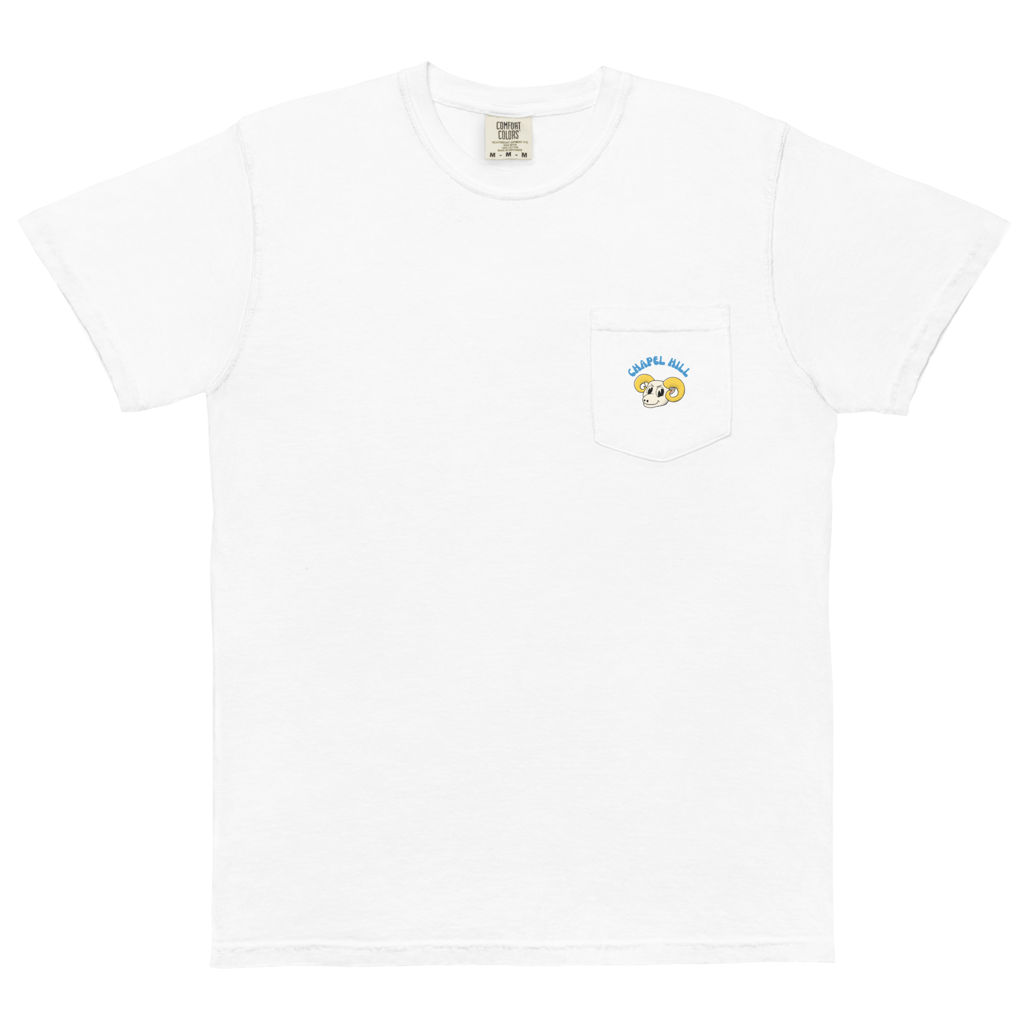 Chapel Hill North Carolina Tar Heels vintage pocket t-shirt - white front