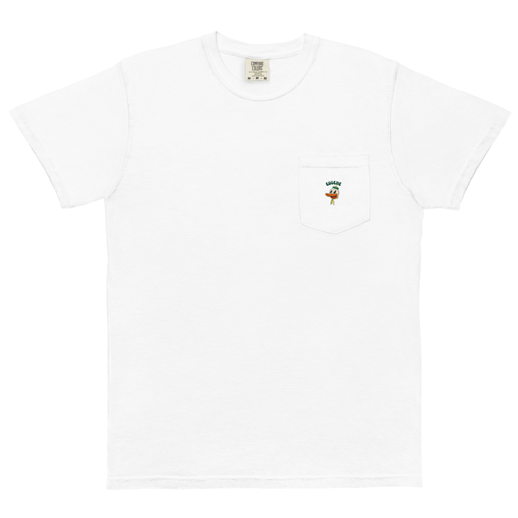 Eugene Oregon Ducks vintage pocket t-shirt - white front