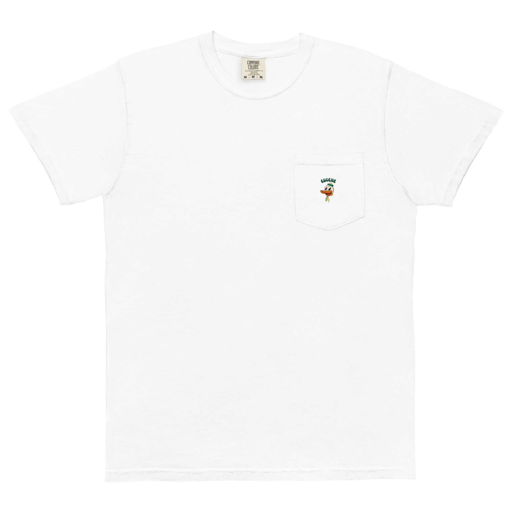 Eugene Oregon Ducks vintage pocket t-shirt - white front