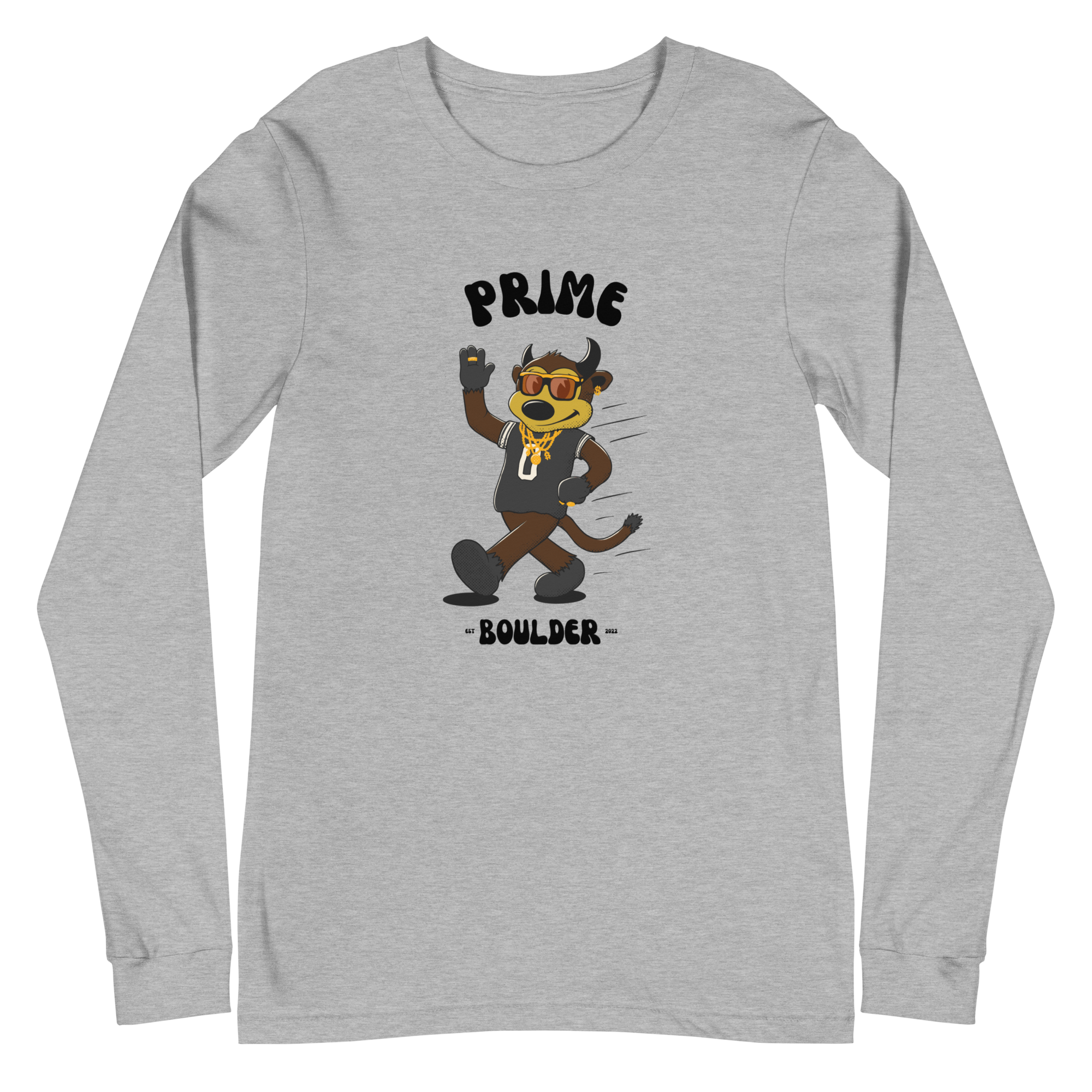 Prime Boulder Colorado Buffaloes vintage t-shirt - heather front