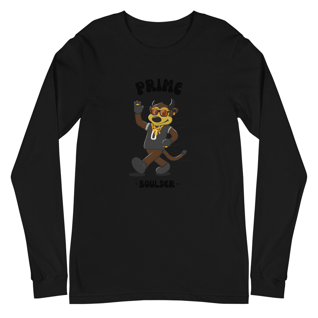 Prime Boulder Colorado Buffaloes vintage t-shirt - black front