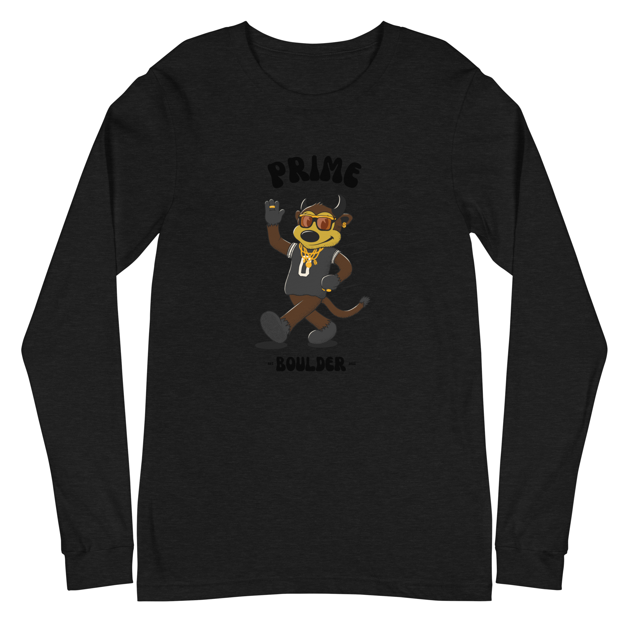 Prime Boulder Colorado Buffaloes vintage t-shirt - black front