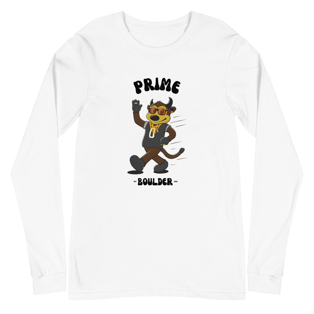 Prime Boulder Colorado Buffaloes vintage t-shirt - white front