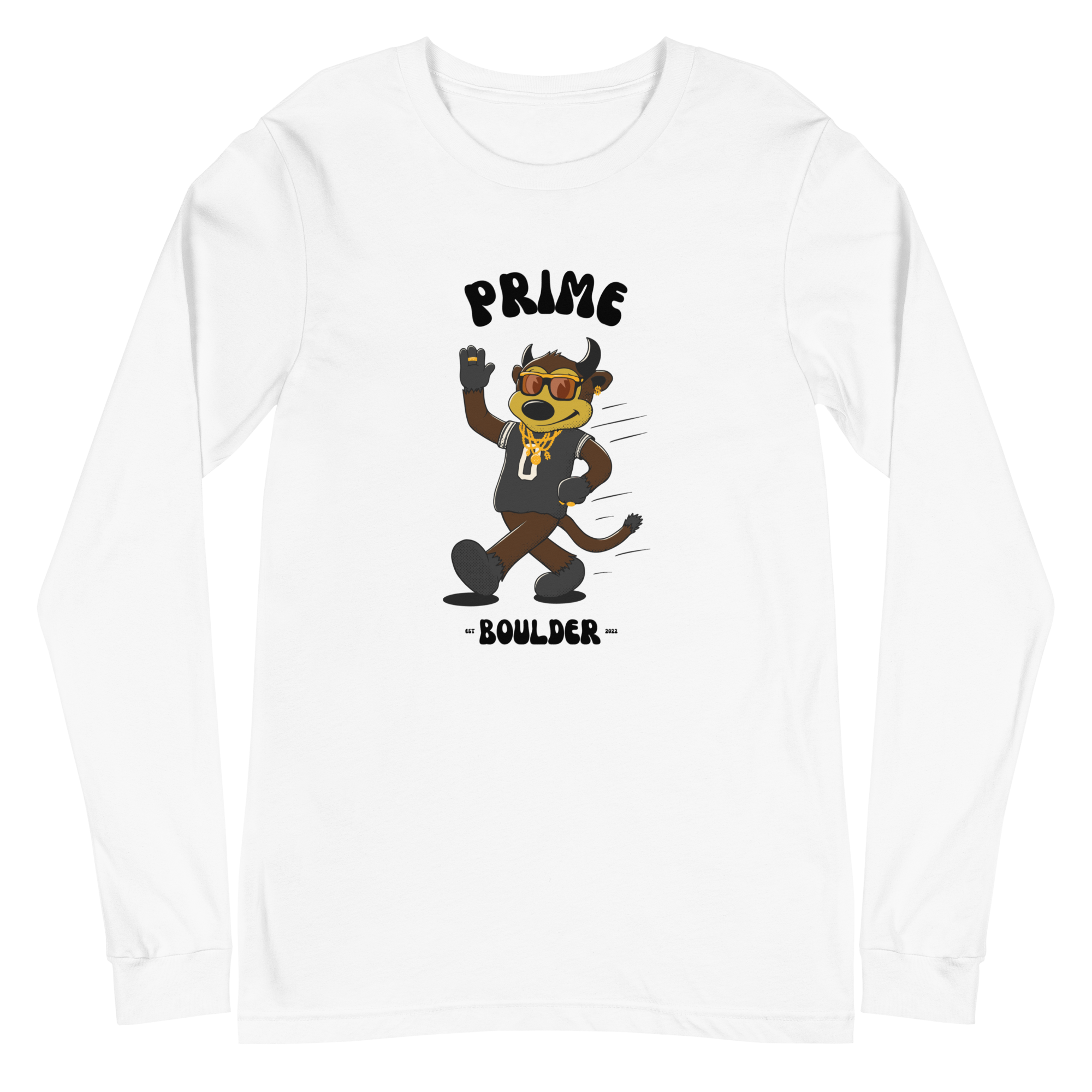 Prime Boulder Colorado Buffaloes vintage t-shirt - white front