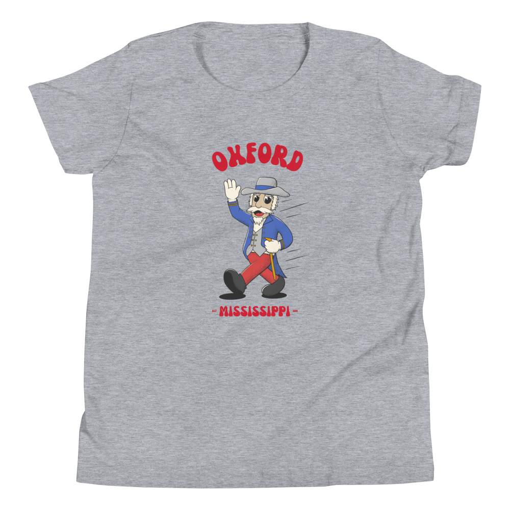 Oxford Ole Miss Rebels vintage youth t-shirt - heather front