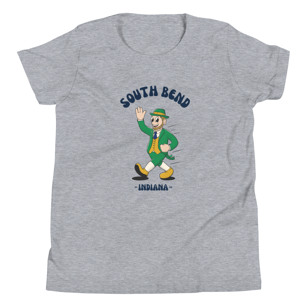 South Bend Notre Dame Fighting Irish vintage youth t-shirt - heather front