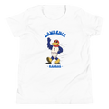 Lawrence Kansas Jayhawks vintage youth t-shirt - white front