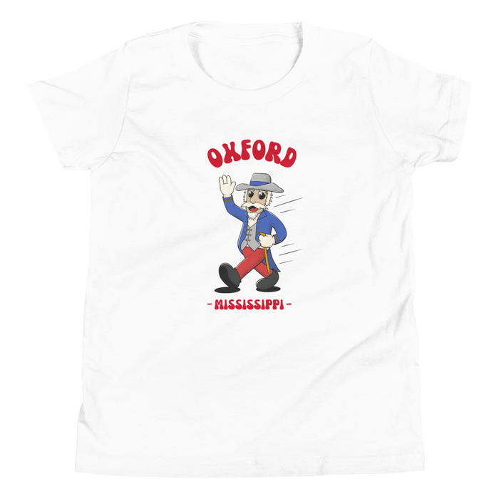 Oxford Ole Miss Rebels vintage youth t-shirt - white front