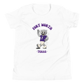 Fort Worth TCU Horned Frogs vintage youth t-shirt - white front