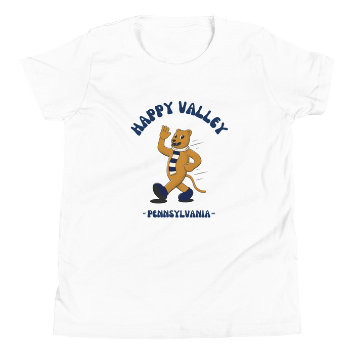 Happy Valley Penn State Nittany Lions vintage youth t-shirt - white front