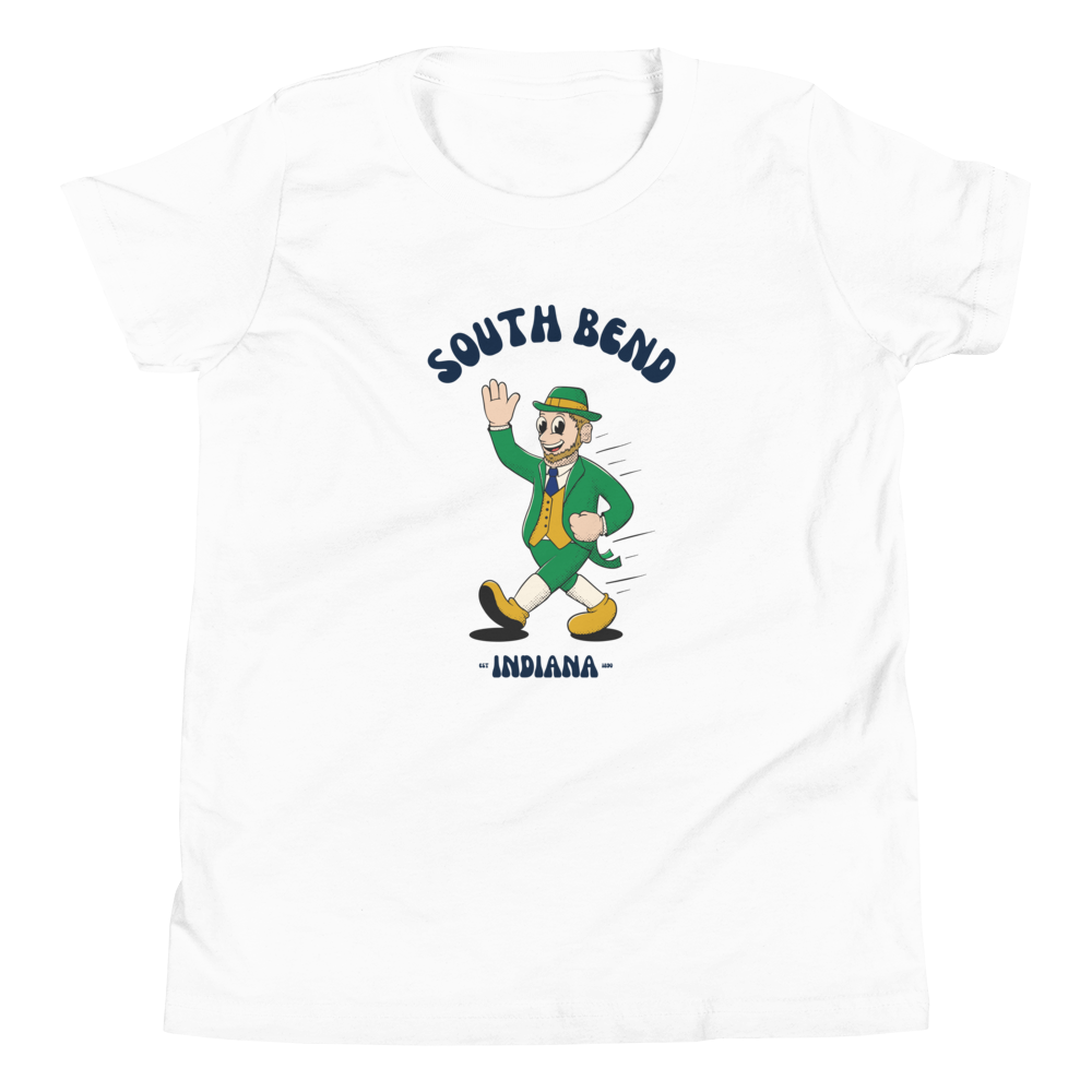 South Bend Notre Dame Fighting Irish vintage youth t-shirt - white front